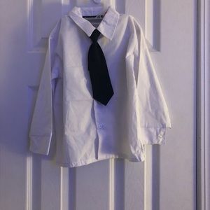Toddlers’ Dress Shirt With Tie